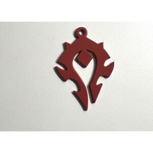 Blizzard World of Warcraft‎ WoW Horde Symbol Metal